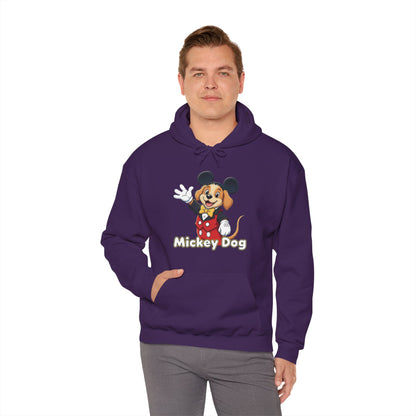 Dog cosplay Mickey Mouse Funny Design Unisex Hoodie style 1
