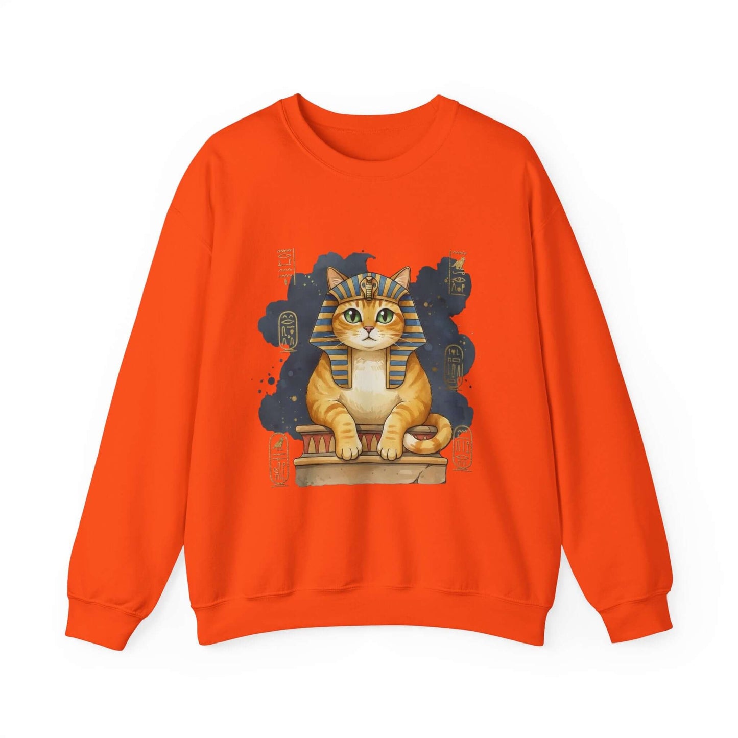Watercolor Cat painting Unisex Crewneck Sweatshirt style 4