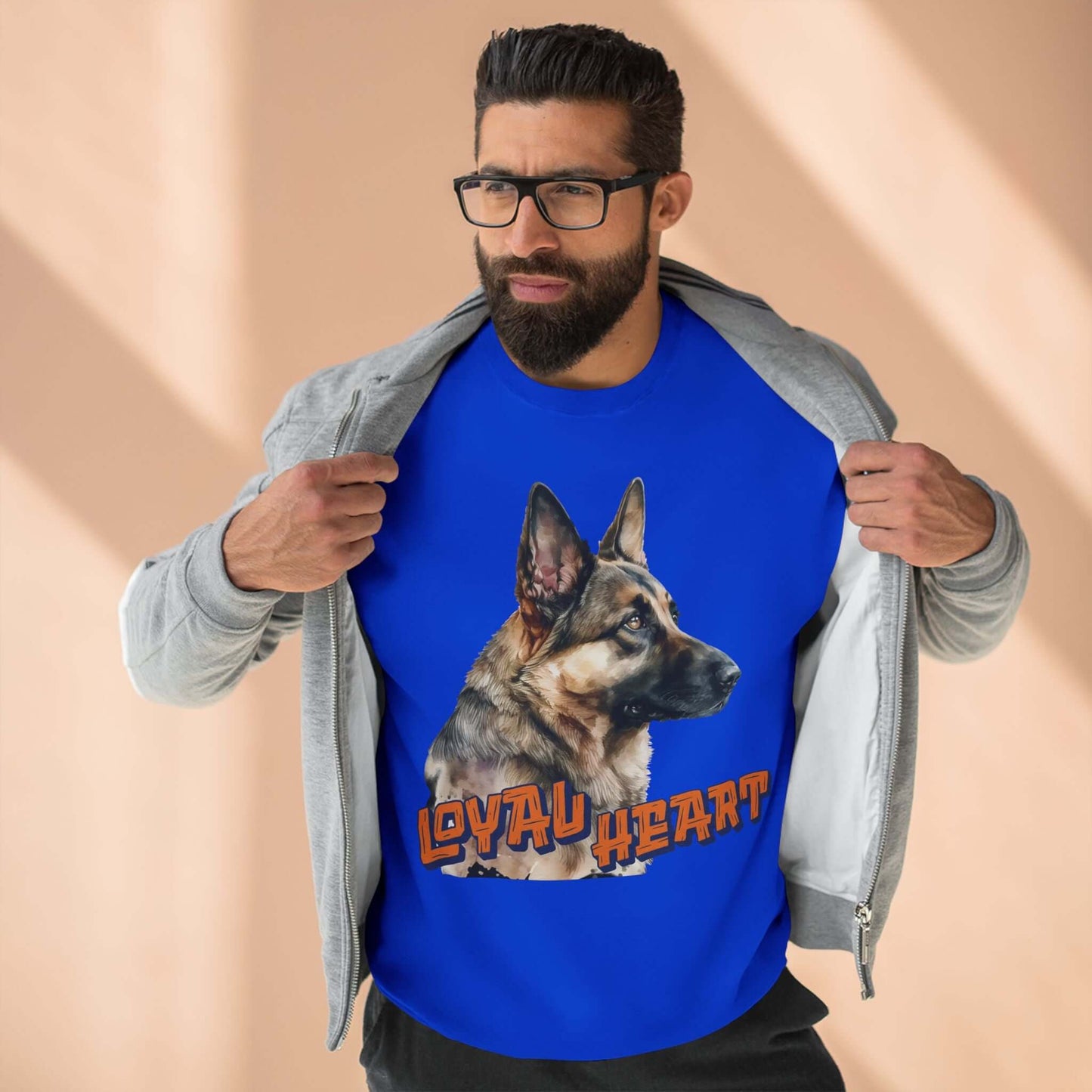 Loyal Heart Dog Lover Unisex Crewneck Sweatshirt style 2