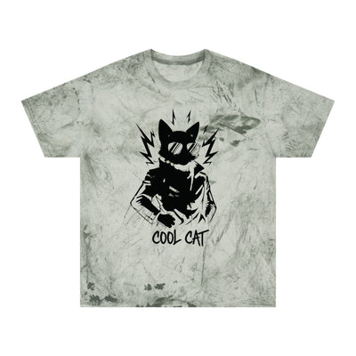 Black Cool Cat Unisex T-Shirt - Vibrant Graphic Tee, Gift for Cat Lovers, Casual Wear, Streetwear, Unique Style