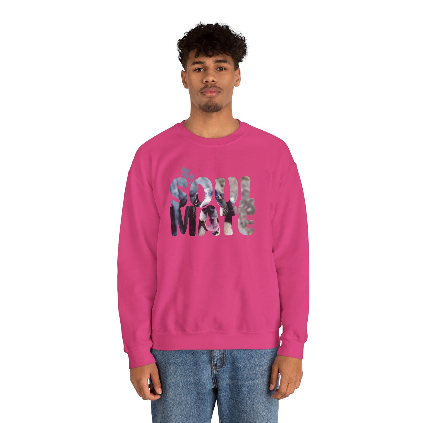Dog My Soulmate Unisex Crewneck Sweatshirt