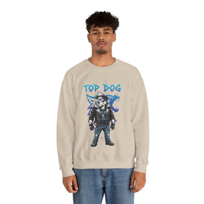Cool Dog Unisex Heavy Blend Crewneck Sweatshirt style 1