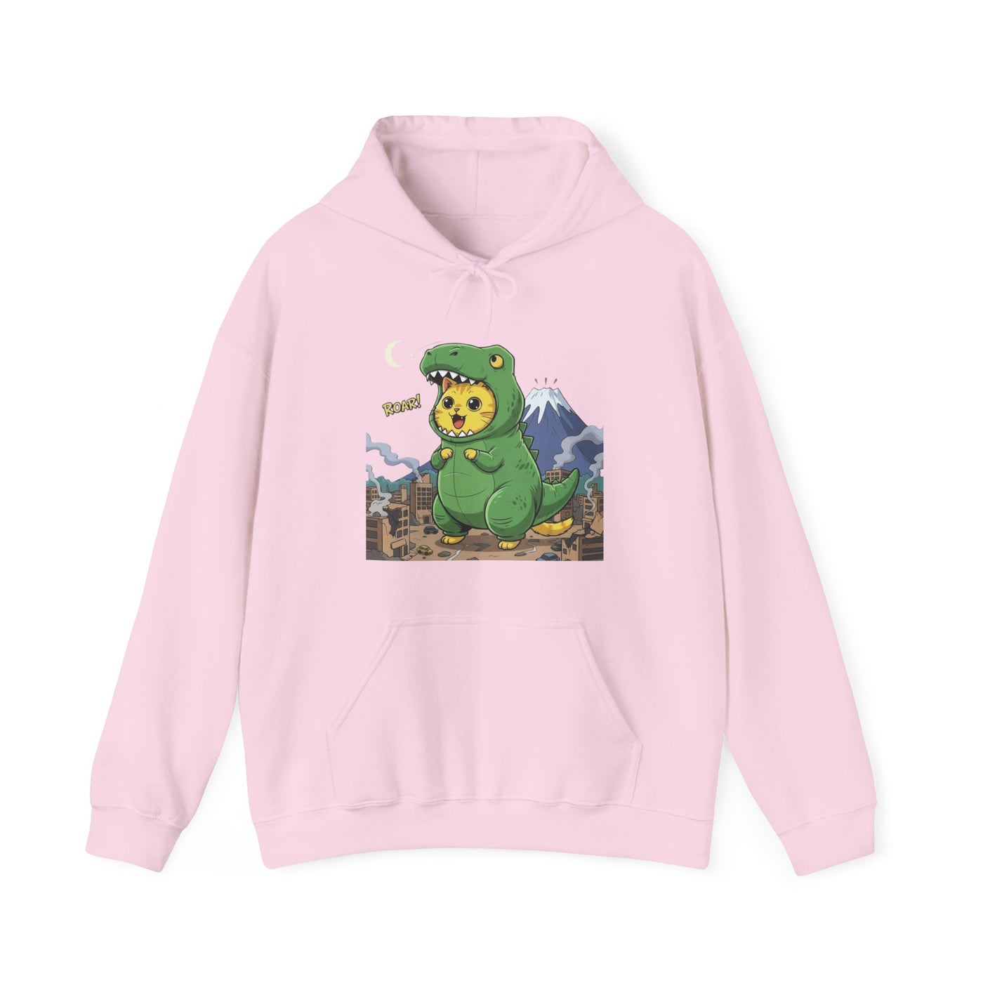 Cat cosplay Godzilla style 1 Unisex Hoodie - Fun & Playful Design