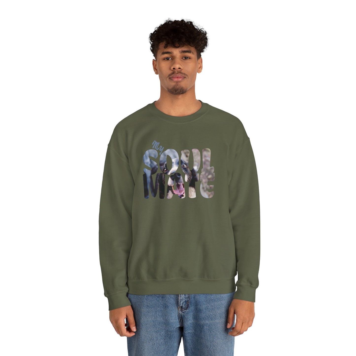 Dog My Soulmate Unisex Crewneck Sweatshirt