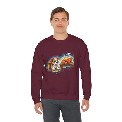 Watercolor Dog painting Unisex Crewneck Sweatshirt style 3