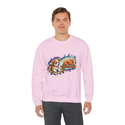 Watercolor painting style 6 Men & Women Cute Cat Pile Crewneck Sweatshirt