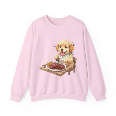 Watercolor painting style 4 Men & Women Cute Cat Pile Crewneck Sweatshirt