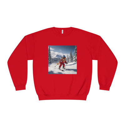 Skiing Dog Unisex NuBlend® Crewneck Sweatshirt