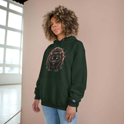 Mad Cat Men and Women Champion Hoodie style 3