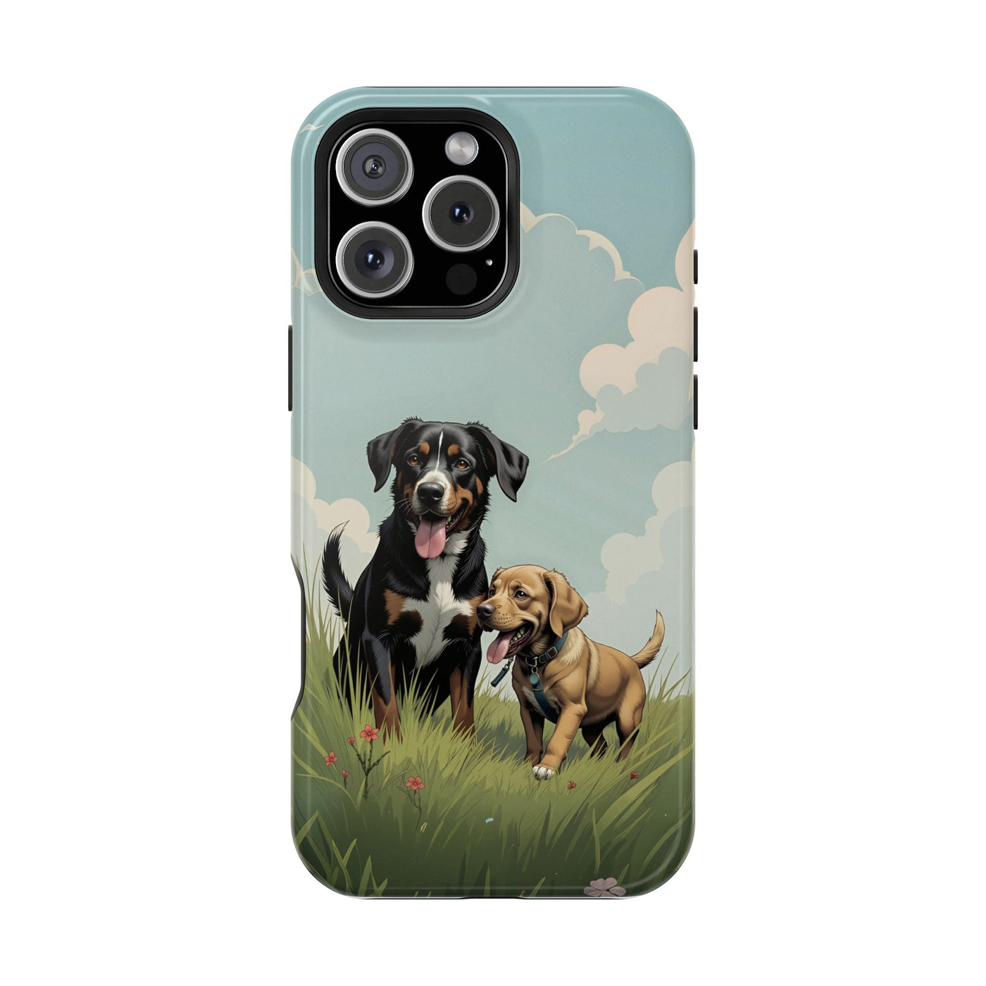 Dog Lovers' Magnetic Impact-Resistant Phone Case comic style 4, Cute Dog Design, Pet Owner Gift, Animal Lover Accessory, Birthday Gift for Dog Lovers