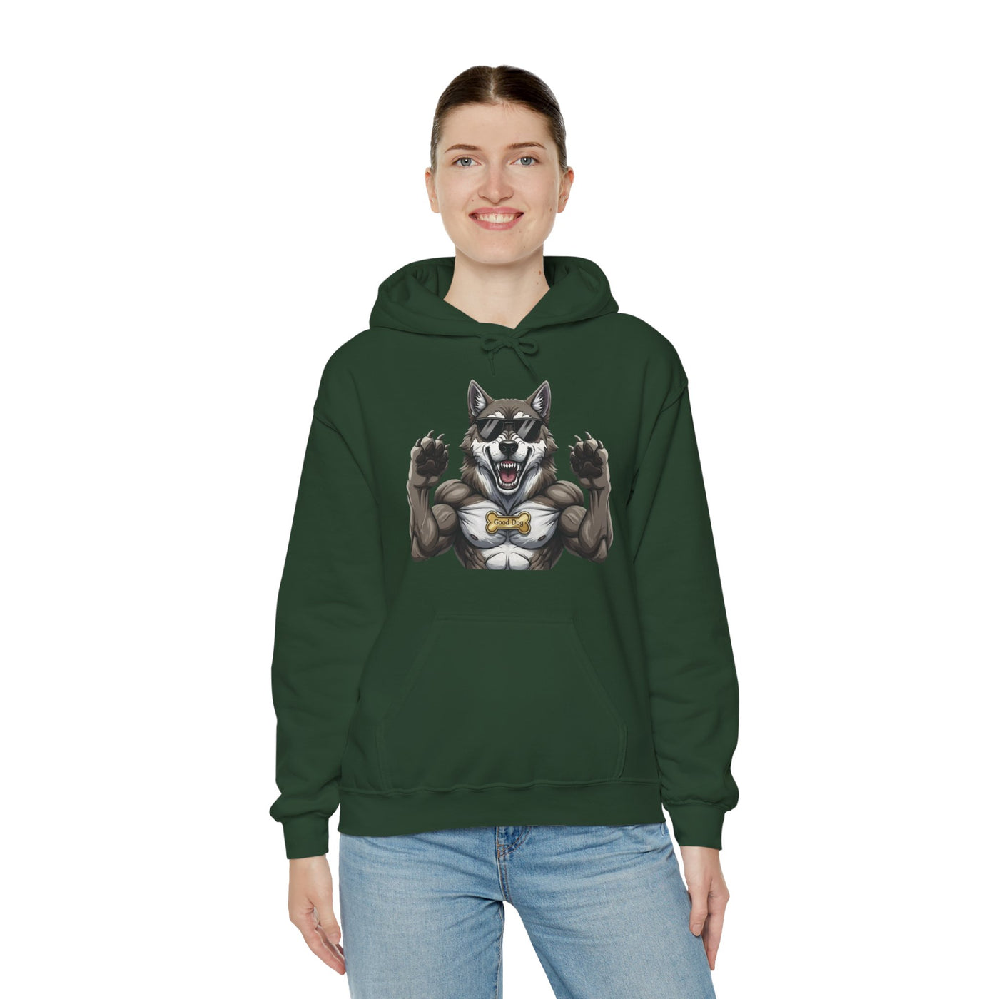 Good Dog style 2 Unisex Hoodie - Fun & Playful Design