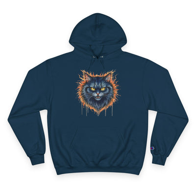 Mad Cat style 2 Men and Women Champion Hoodie