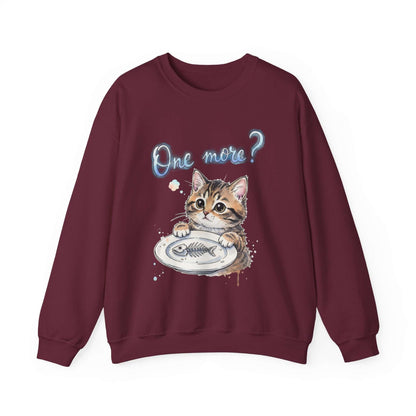 Watercolor Cat painting Unisex Crewneck Sweatshirt style 3