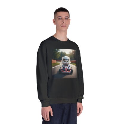 Go Kart Cat Unisex NuBlend Crewneck Sweatshirt style 1