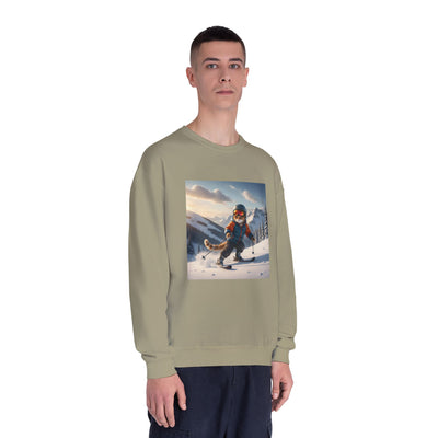 Skiing Cat Unisex NuBlend® Crewneck Sweatshirt