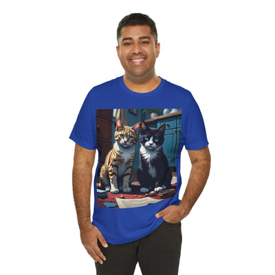 Adorable Cat Lovers Tee style 1- Cute Cat Graphic Tee, Pet Lover Gift, Animal T-Shirt, Birthdays, Cat Enthusiasts, Everyday Wear