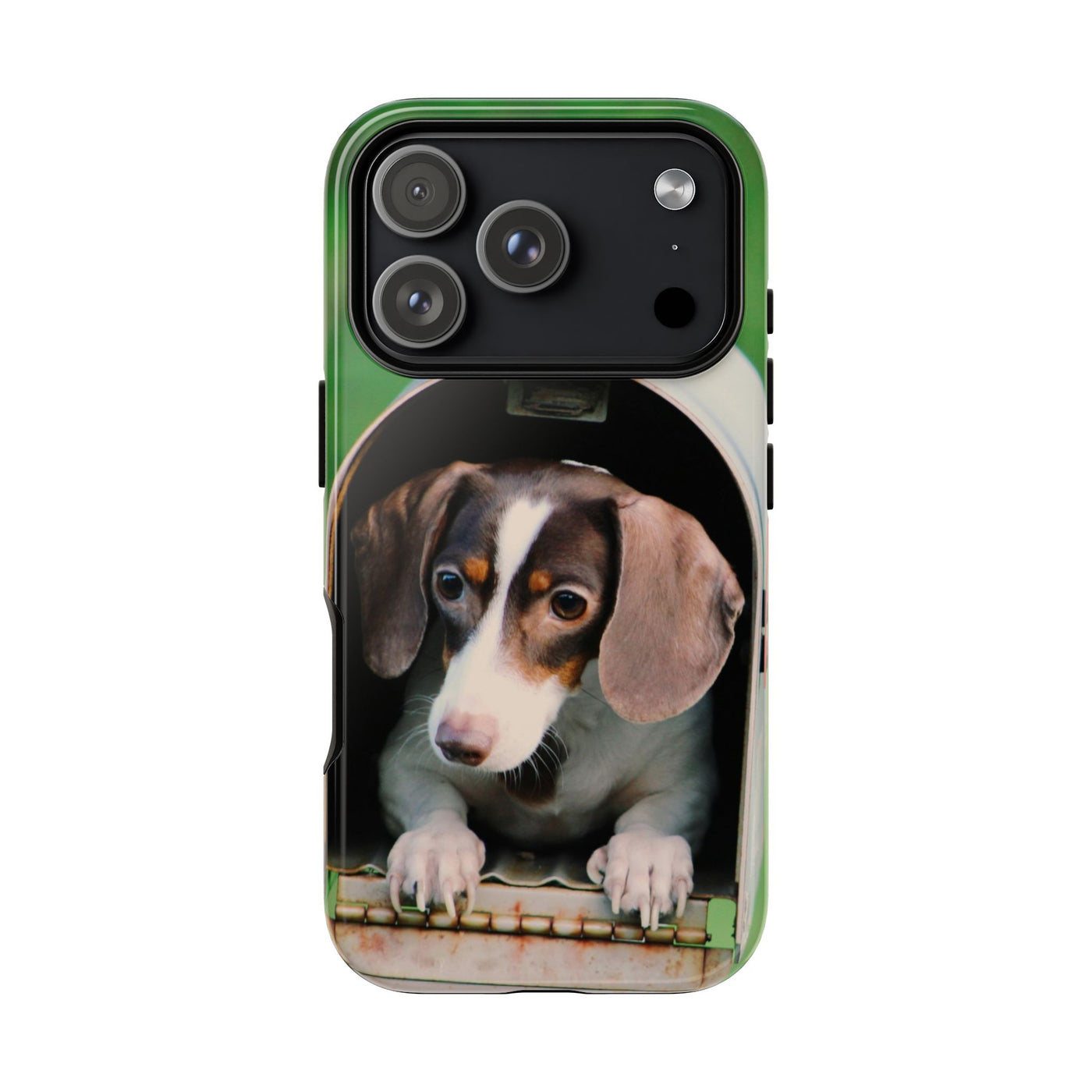 Puppy in mailbox - Tough Phone Case for Apple iPhone & Samsung Galaxy, Cute Pet Accessories, Gift for Cat Lovers