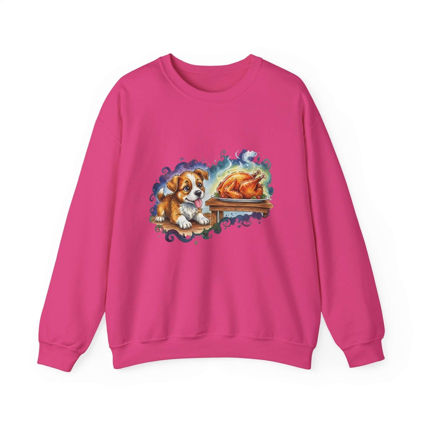Watercolor Dog painting Unisex Crewneck Sweatshirt style 3