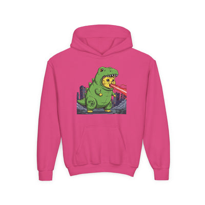 Cat cosplay Godzilla style 4 Unisex Kids Hoodie - Fun & Cozy Heavy Blend Sweatshirt with Cute Design