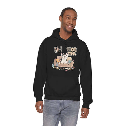 Ah Not Me - Cute Husky Unisex Pullover Hoodie for Dog Lover