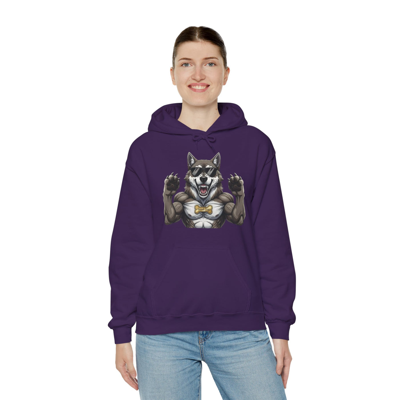 Good Dog style 2 Unisex Hoodie - Fun & Playful Design