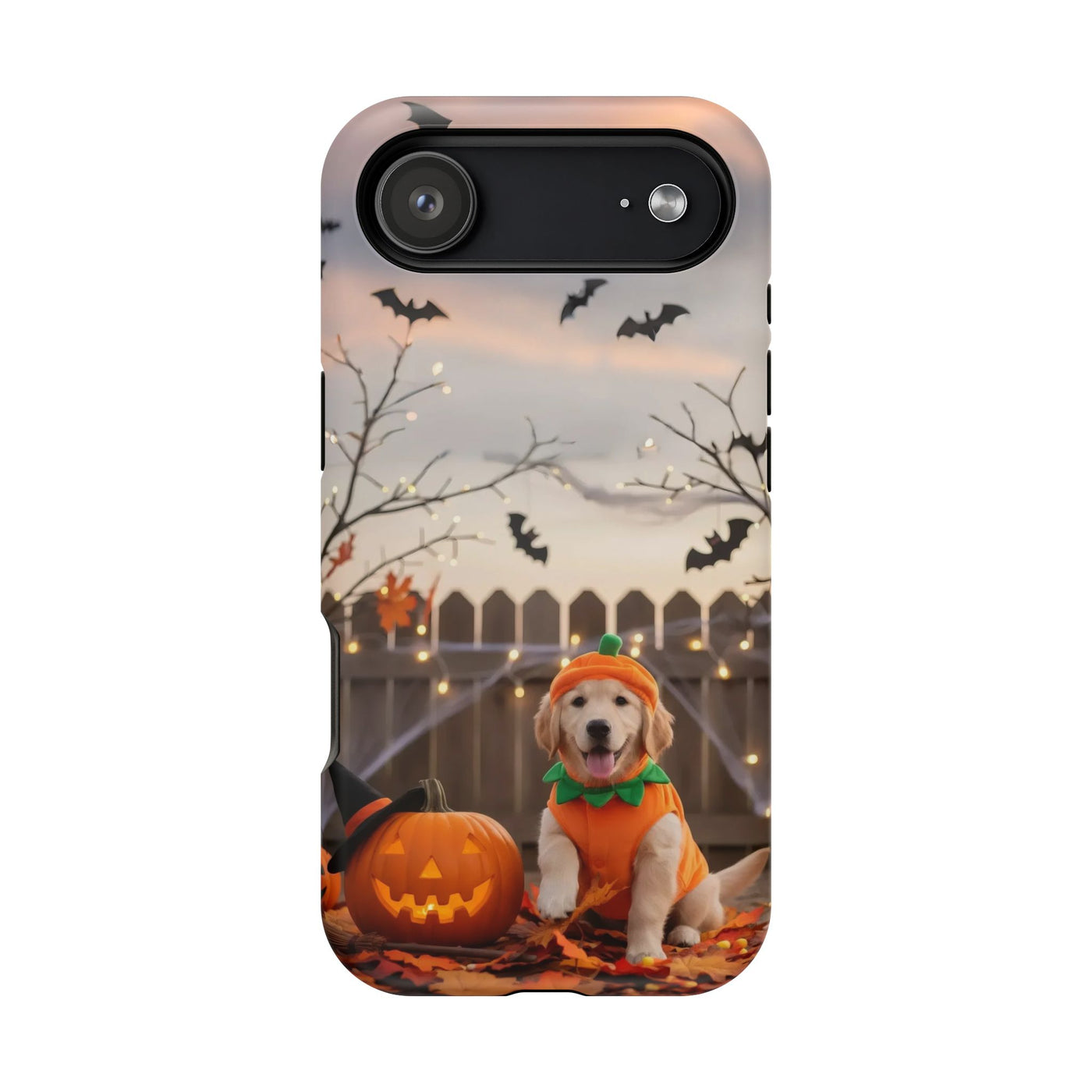Halloween cute puppy photo style 4 Magnetic Impact-Resistant Phone Case, Cute Dog Design, Pet Owner Gift, Animal Lover Accessory, Birthday Gift for Dog Lovers