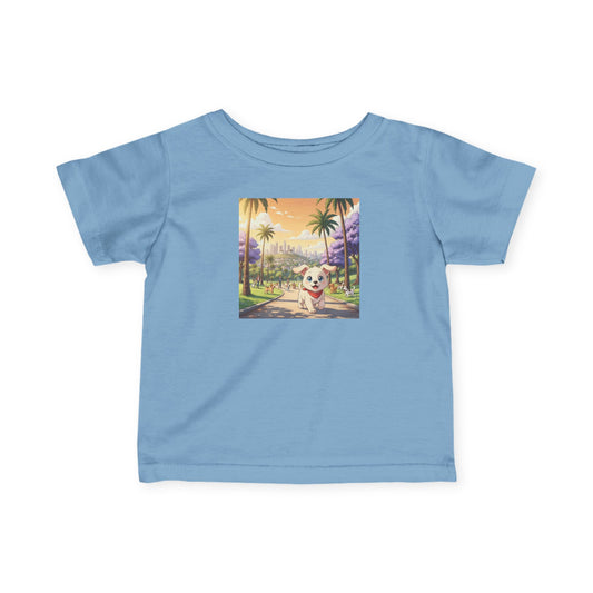 Cute Puppy Infant Baby Fine Jersey T-Shirt style 4