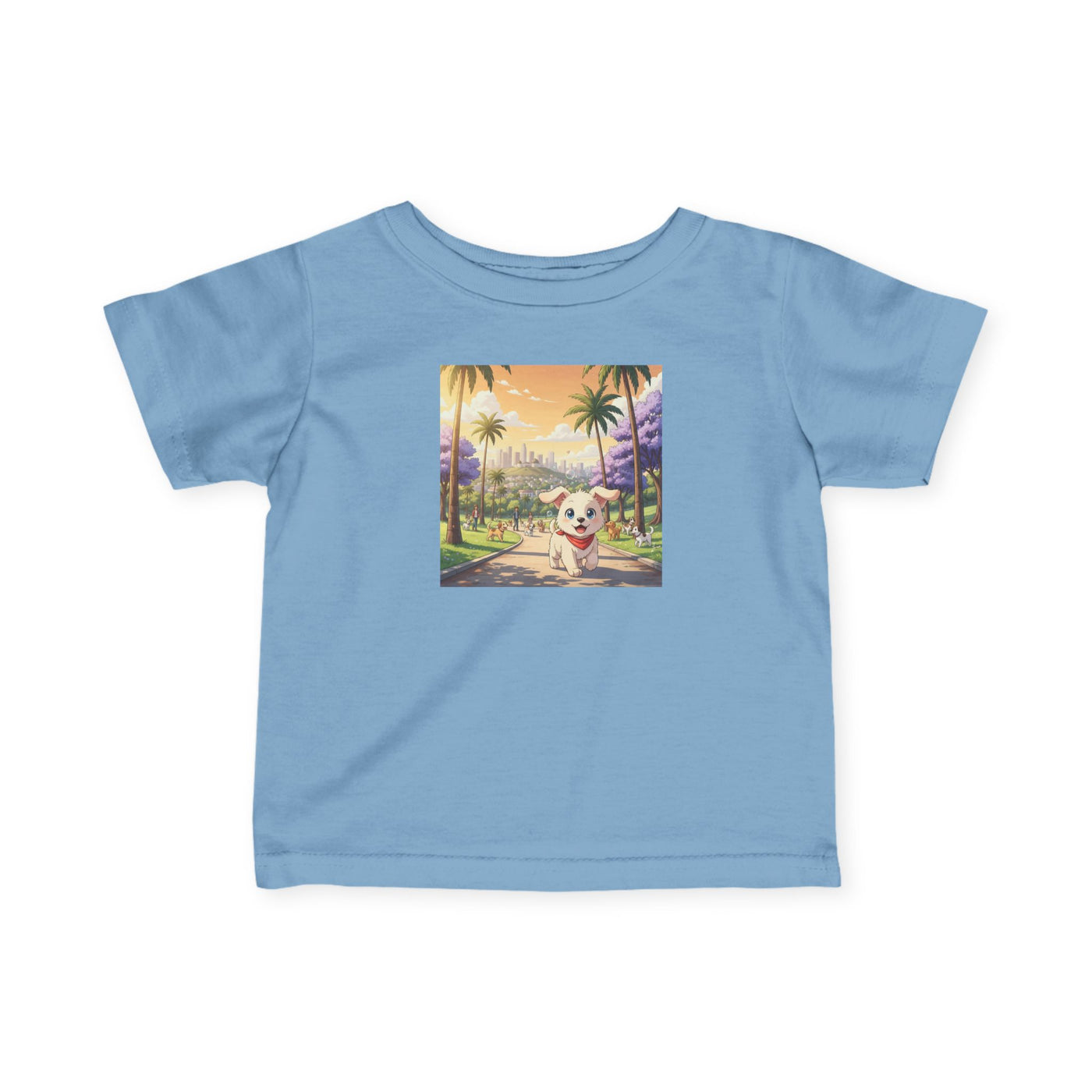 Cute Puppy style 4 Infant Tee, Baby T-Shirt, Dog Lover Gift, Toddler Top, Kids Apparel, Animal Print Shirt