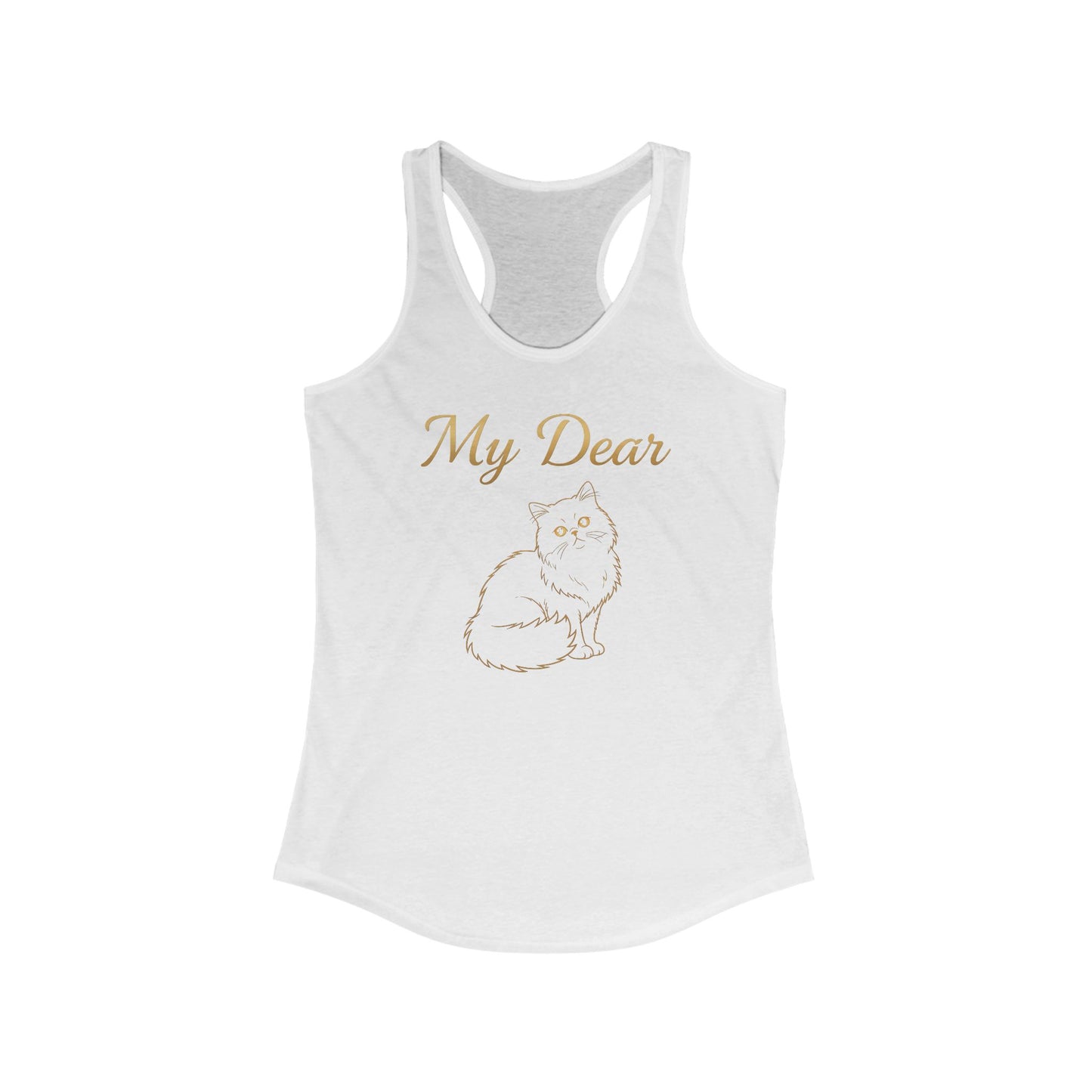 My Dear Cat - Women's Racerback Tank Top