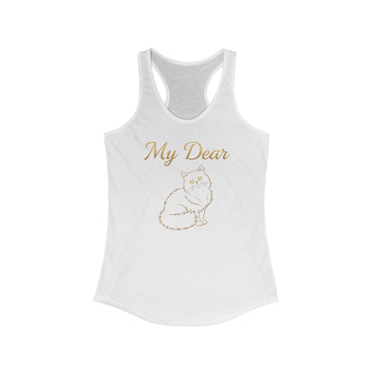 My Dear Cat - Women's Racerback Tank Top