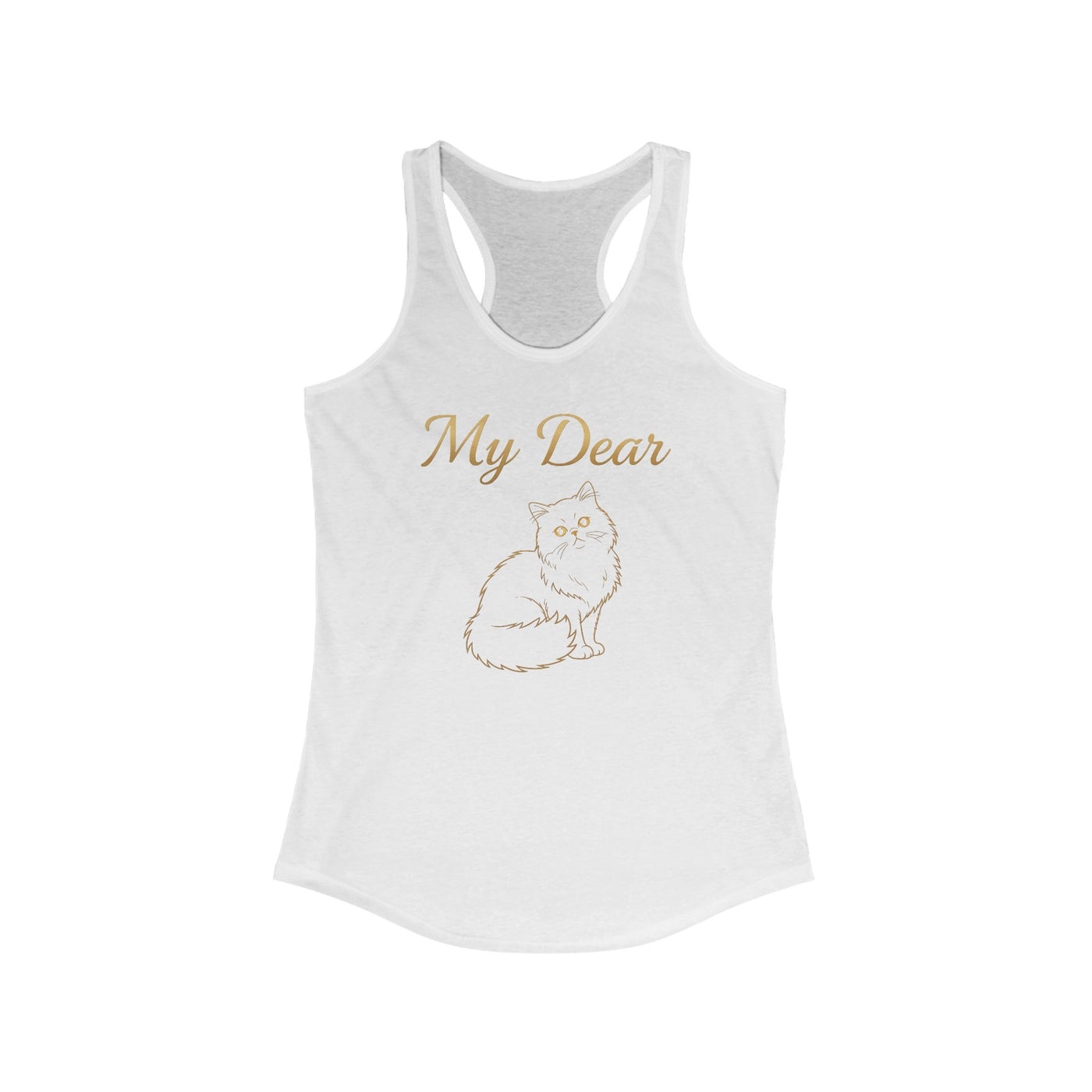 My Dear Cat Women's Racerback Tank Top