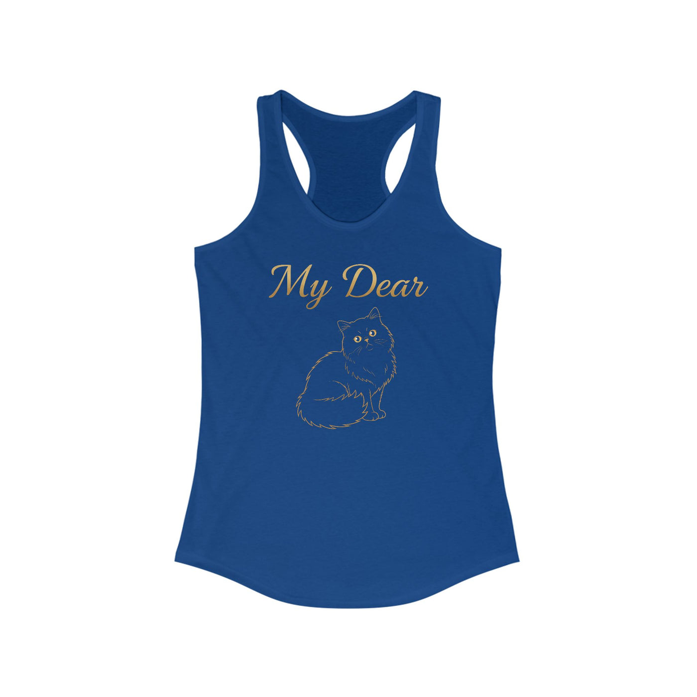 My Dear Cat Women's Racerback Tank Top