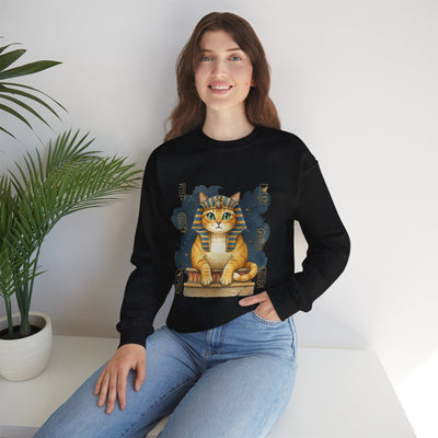 Watercolor painting style 9 Men & Women Cute Cat Pile Crewneck Sweatshirt