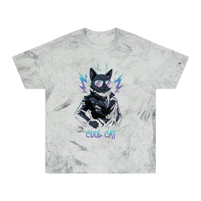 Colorful Cool Cat Unisex T-Shirt - Vibrant Graphic Tee, Gift for Cat Lovers, Casual Wear, Streetwear, Unique Style