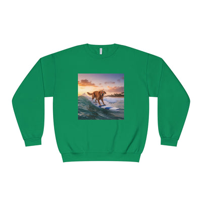 Surfing Dog style 1 Unisex NuBlend® Crewneck Sweatshirt