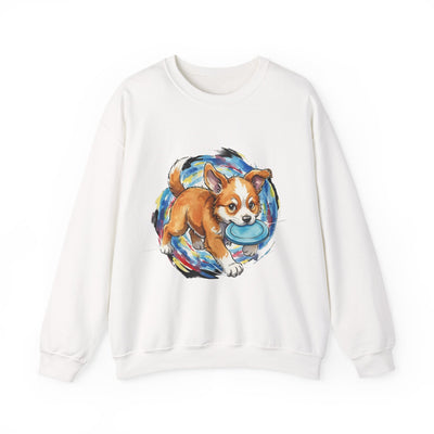 Watercolor painting style 7 Men & Women Cute Cat Pile Crewneck Sweatshirt