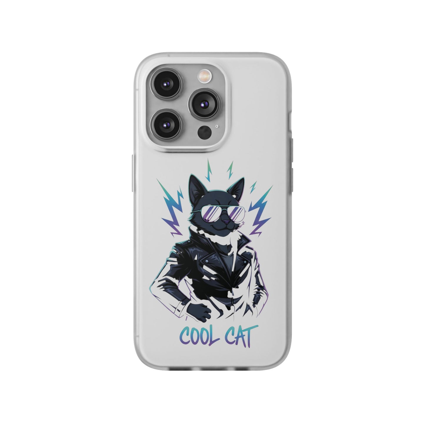 Cool Cat Anime Flexi iPhone & Samsung Galaxy Phone Case