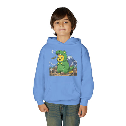 Cat cosplay Godzilla Unisex Kids Hoodie style 1