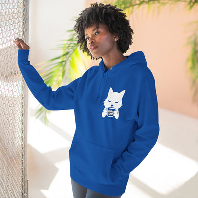 Cat Coffee Time Graphic Unisex Fleece Hoodie