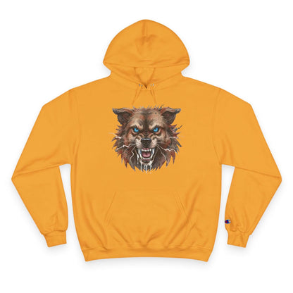 Angry Dog Men and Women Champion Hoodie style 3