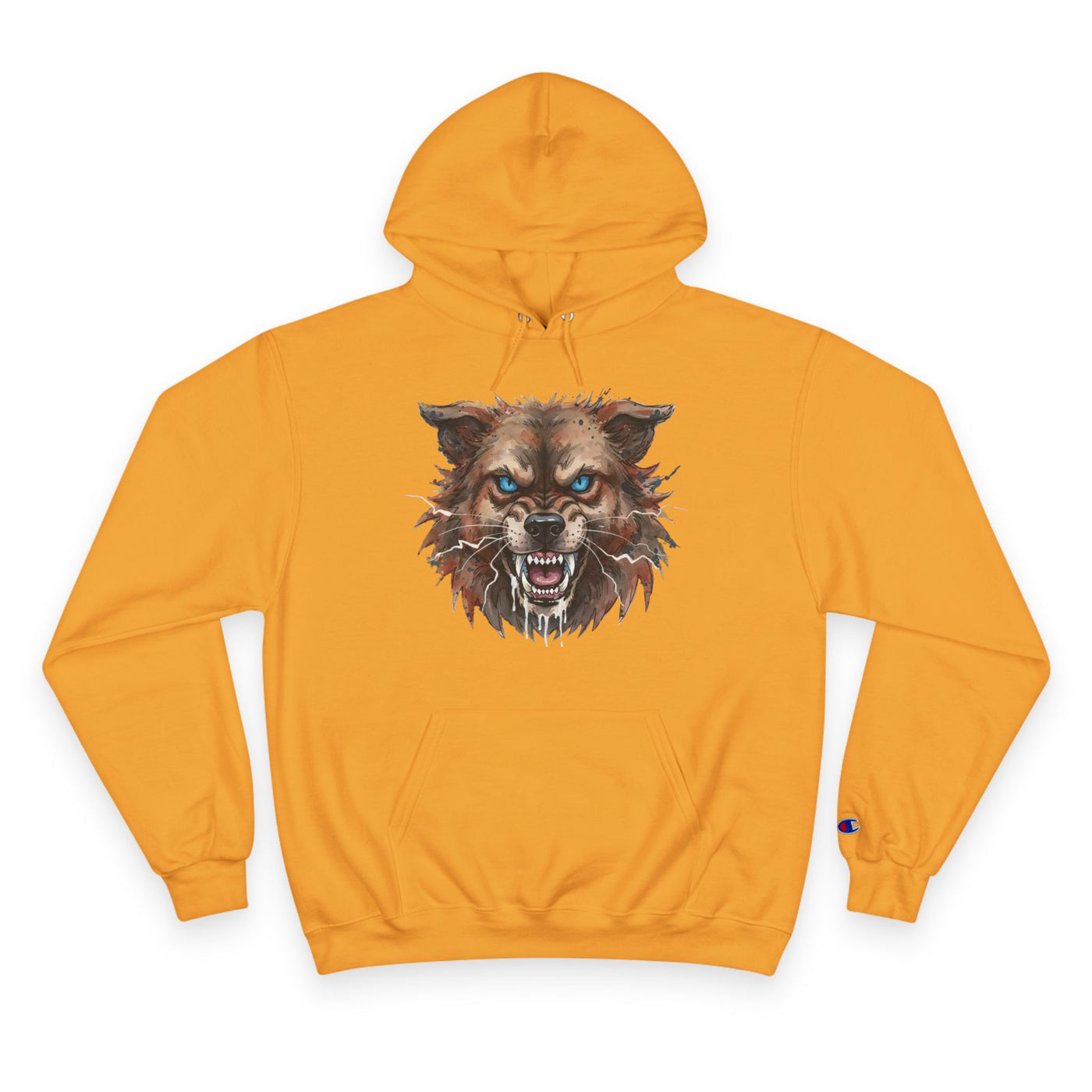 Angry Dog style 3 Men and Women Champion Hoodie