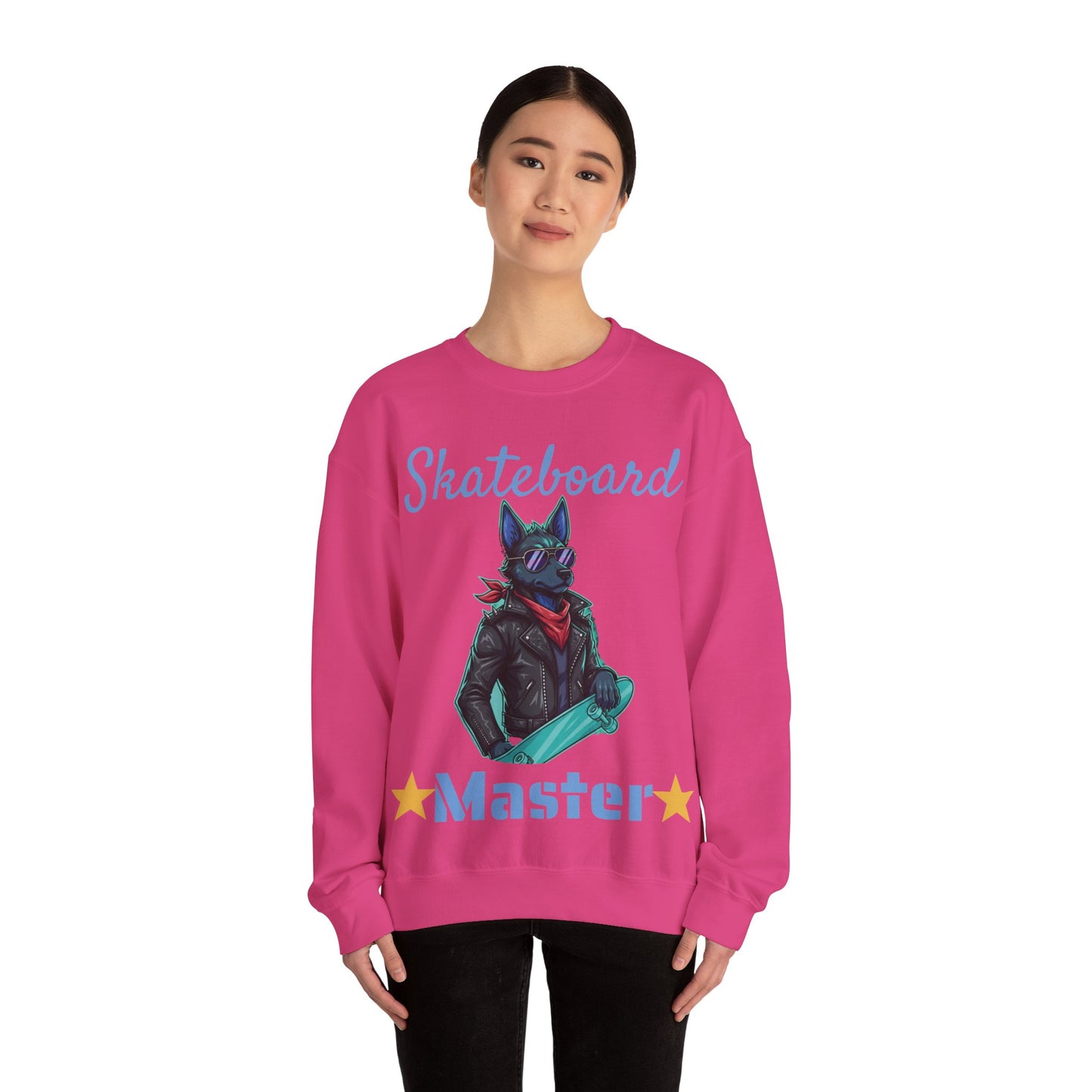 Cool Dog Unisex Heavy Blend Crewneck Sweatshirt style 4
