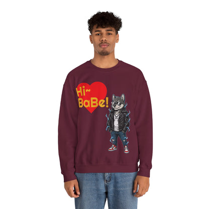 Cool Dog Unisex Heavy Blend Crewneck Sweatshirt style 3