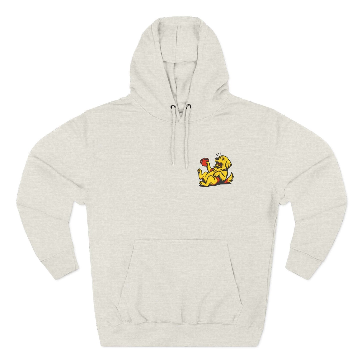 Where is my coffee Coffee-Loving Dog Fleece Pullover Hoodie style 2