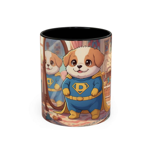 Super Pup - Cute Puppy Superhero Costume Coffee Mug 11oz
