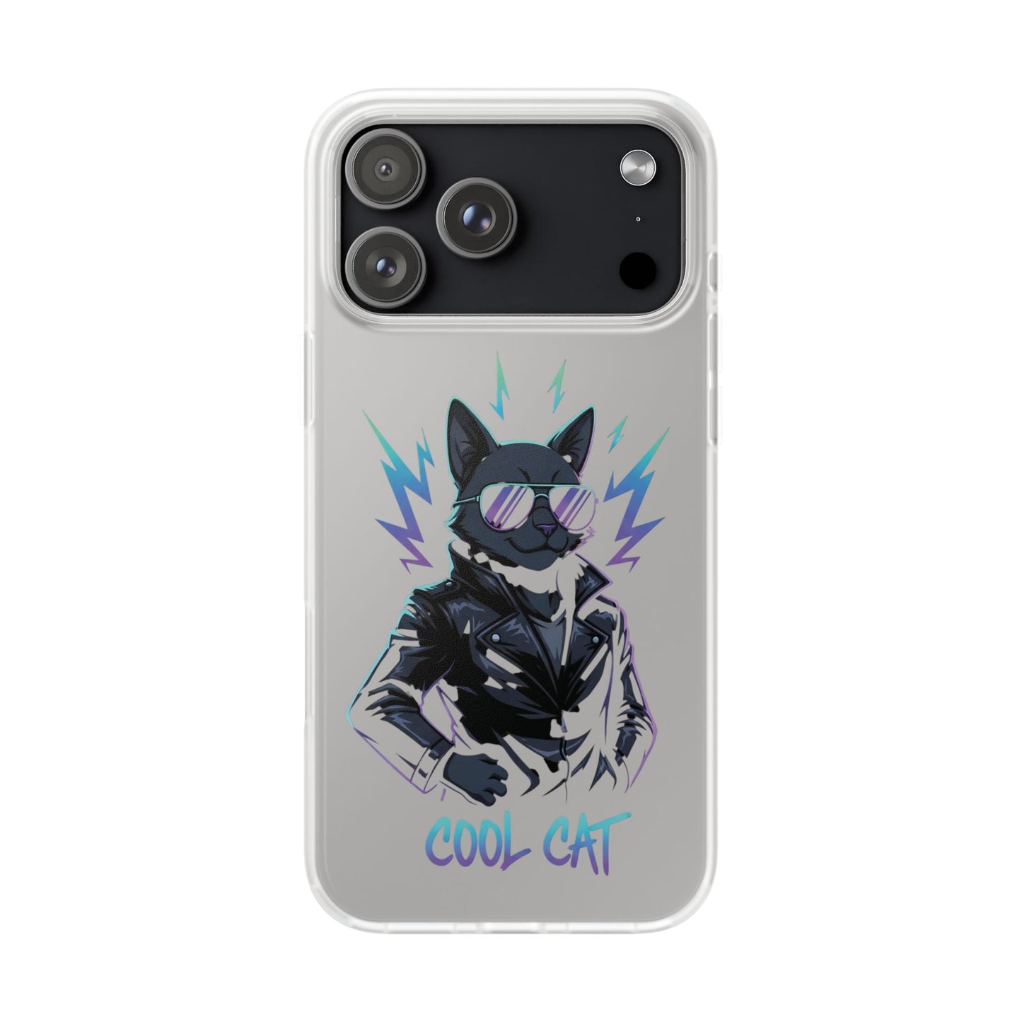 Cool Cat Anime Flexi iPhone & Samsung Galaxy Phone Case