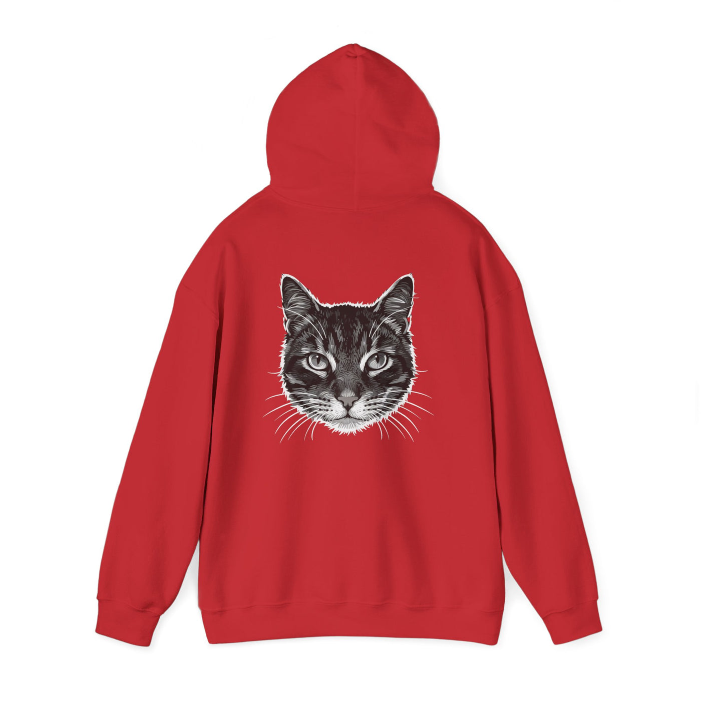 Cozy Cat Lover Hoodie style 1- Unisex Heavy Blend™ Sweatshirt, Purrfect Gift for Pet Owners, Casual Wear, Cat Themed Apparel, Cozy Clothing
