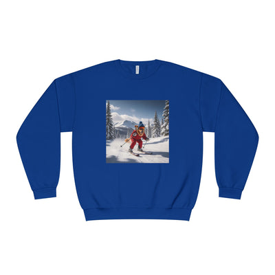 Skiing Dog Unisex NuBlend® Crewneck Sweatshirt