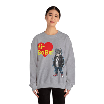 Cool Dog Unisex Heavy Blend Crewneck Sweatshirt style 3