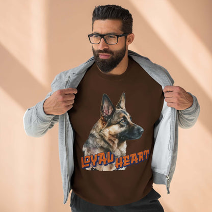 Loyal Heart Dog Lover Unisex Crewneck Sweatshirt style 2